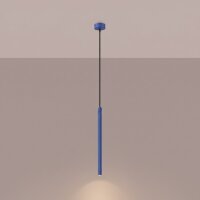 Pendelleuchte Stahl Ultramarin Modern G9 Ø2,5 cm rund