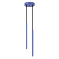 Pendelleuchte Stahl Ultramarin 2-flammig G9 &Oslash;15 cm rund