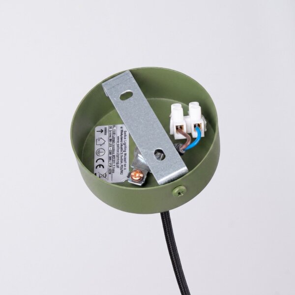 Hängelampe Stahl Olivgrün Modern G9 Ø2,5cm Zylinder