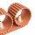Wandlampe Up Down Aluminium Ockerrot 2-flammig G9 10cm