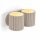 Wandlampe Up Down indirekt Aluminium Taupe G9 H:10cm