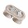 Wandlampe Up Down indirekt Aluminium Taupe G9 H:10cm