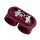 Wandlampe Up Down Aluminium Burgund 2-flammig G9 B:21cm