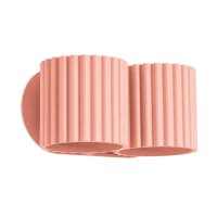 Wandlampe Up Down Aluminium Pfirsich 2-flammig G9 12cm