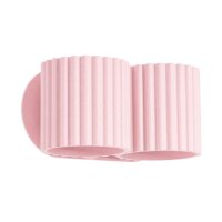 Wandlampe Up Down indirekt Aluminium Rosa G9 H:10cm