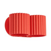 Wandlampe Up Down indirekt Aluminium Rot G9 H:10cm