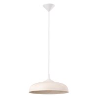 Hängelampe Stahl Beige Weiß Industrial E27...