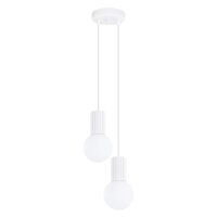 H&auml;ngelampe blendarm Glas Aluminium 2-flammig G9 L:15cm