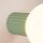 Wandlampe Glas Aluminium Salbei G9 IP44 H:12cm rund