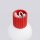 Wandlampe blendarm Glas Aluminium Rot G9 IP44 H:12cm
