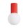Deckenleuchte Glas Aluminium Rot G9 IP44 H:21 cm Modern