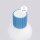 Wandlampe Glas Aluminium Hellblau G9 IP44 H:12cm rund