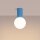 Deckenlampe Glas Aluminium Hellblau G9 IP44 B:12cm