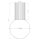 Deckenlampe Glas Aluminium Hellblau G9 IP44 B:12cm