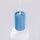 Hängelampe blendarm Glas Aluminium Hellblau G9 Ø12cm