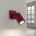 Wandlampe schwenkbar Aluminium Burgund GU10 H:16cm