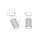 Deckenspot schwenkbar Aluminium Burgund GU10 B:6,5cm