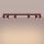 Deckenspot schwenkbar Aluminium Burgund GU10 L:117cm