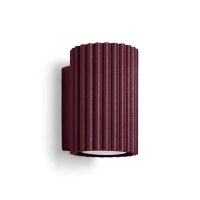 Wandlampe Up Down indirekt Aluminium Burgund GU10 10cm
