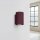 Wandlampe Up Down indirekt Aluminium Burgund GU10 10cm