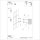 Wandlampe Up Down indirekt Aluminium Burgund GU10 10cm