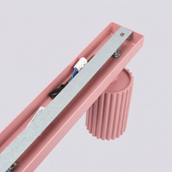 Deckenspot schwenkbar drehbar Aluminium Rosa GU10 45cm