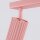Deckenspot schwenkbar drehbar Aluminium Rosa GU10 45cm