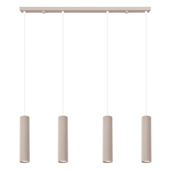 Hängelampe höhenverstellbar Aluminium Taupe GU10 L:81cm