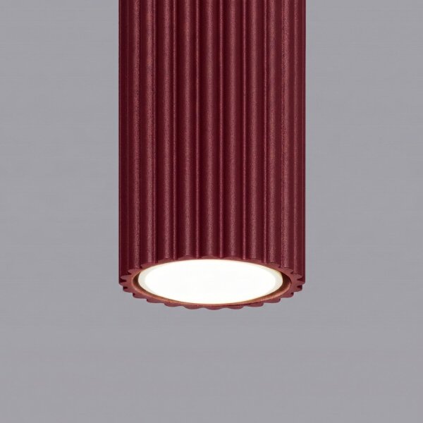 Deckenleuchte Aluminium Burgund GU10 L:6,5 cm rund