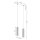 Hängelampe höhenverstellbar Aluminium Burgund GU10 30cm