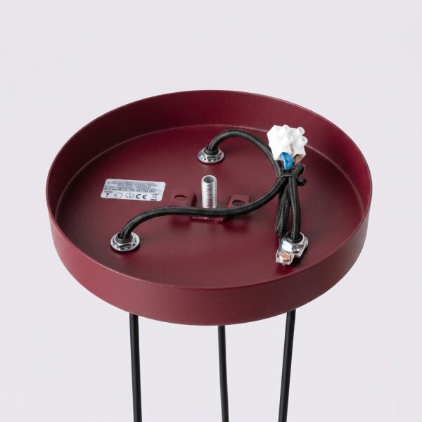 Hängelampe verstellbar Aluminium Burgund GU10 L:19,5cm