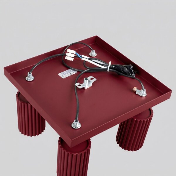 Deckenspot schwenkbar Aluminium Burgund GU10 B:25cm