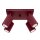 Deckenspot schwenkbar Aluminium Burgund GU10 B:25cm