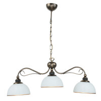 Pendelleuchte in Braun antik L:74cm Esstisch Lampe