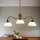 Pendelleuchte in Braun antik L:74cm Esstisch Lampe