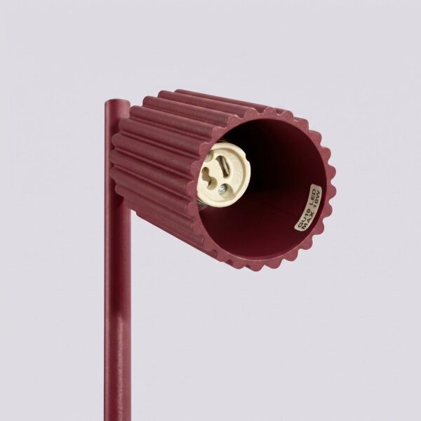 Tischlampe schwenkbar Aluminium Burgund GU10 H:43cm