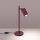 Tischlampe schwenkbar Aluminium Burgund GU10 H:43cm