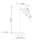 Tischlampe schwenkbar Aluminium Burgund GU10 H:43cm