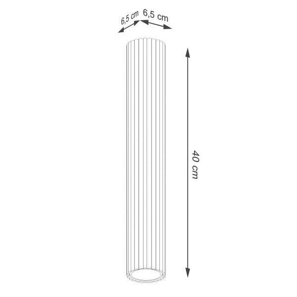 Deckenlampe Aluminium Ultramarin GU10 B:6,5cm rund
