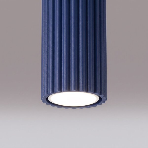 Deckenlampe Aluminium Ultramarin GU10 B:6,5 cm rund