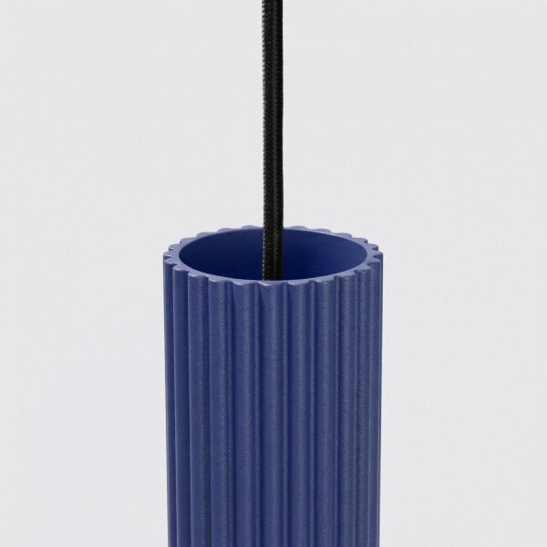 Hängelampe verstellbar Aluminium Ultramarin GU10 L:30cm