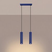 Hängelampe verstellbar Aluminium Ultramarin GU10 L:30cm