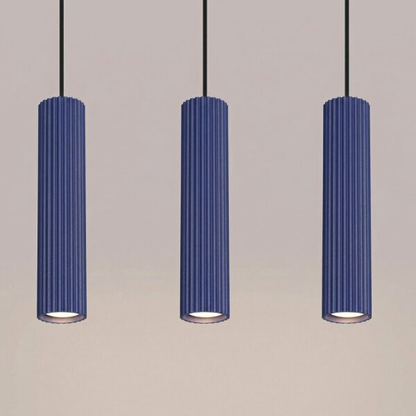 Hängelampe verstellbar Aluminium Ultramarin GU10 L:45cm
