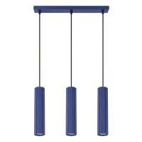 H&auml;ngelampe verstellbar Aluminium Ultramarin GU10 L:45cm