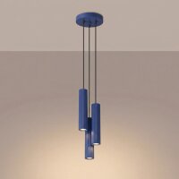 Hängelampe verstellbar Aluminium Ultramarin GU10 19,5cm