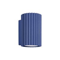 Wandlampe Up Down Aluminium Ultramarin GU10 B:8,5cm