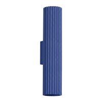 Wandlampe Up Down Aluminium Ultramarin GU10 B:8,5 cm