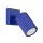 Wandlampe schwenkbar Aluminium Ultramarin GU10 H:16cm