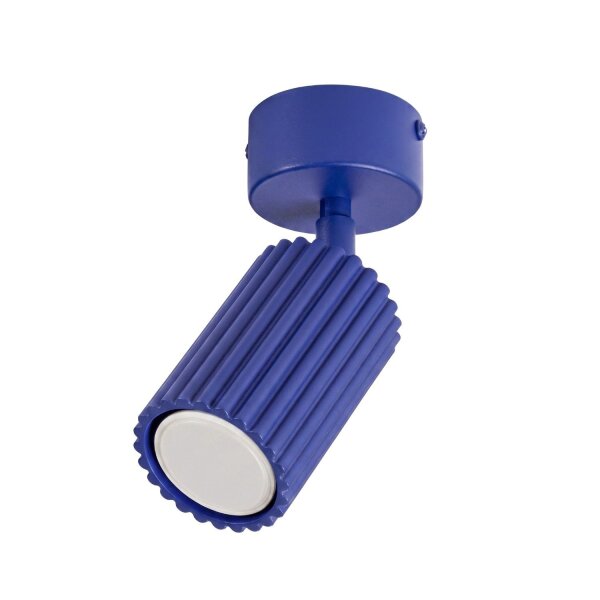 Deckenspot schwenkbar Aluminium Ultramarin GU10 B:7cm