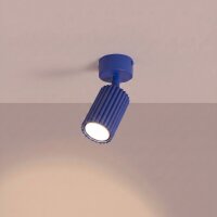 Deckenspot schwenkbar Aluminium Ultramarin GU10 B:7cm
